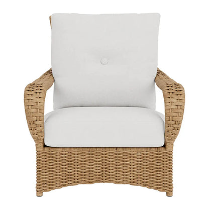 Magnolia Brown Outdoor Lounge Chair-Outdoor Lounge Chairs-Lloyd Flanders-LOOMLAN