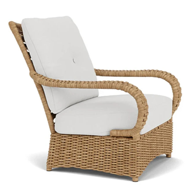 Magnolia Brown Outdoor Lounge Chair-Outdoor Lounge Chairs-Lloyd Flanders-LOOMLAN