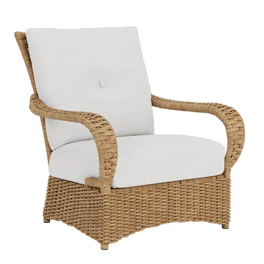 Magnolia Brown Outdoor Lounge Chair-Outdoor Lounge Chairs-Lloyd Flanders-LOOMLAN