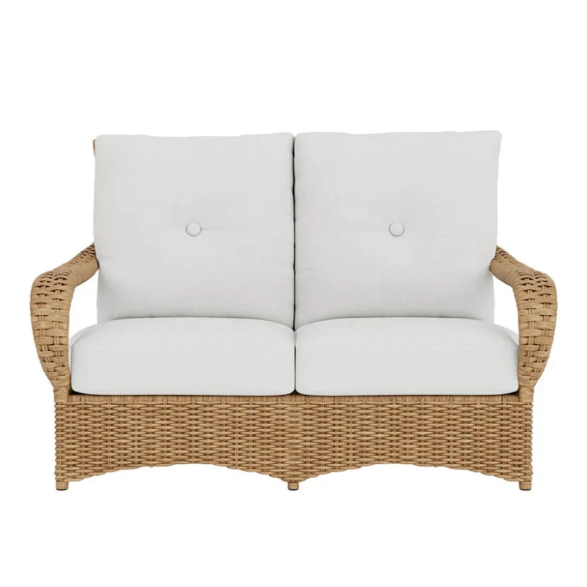 Magnolia Brown Outdoor Loveseat