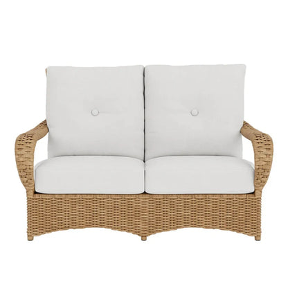 Magnolia Brown Outdoor Loveseat