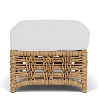 Magnolia Brown Outdoor Ottoman-Outdoor Ottomans-Lloyd Flanders-LOOMLAN