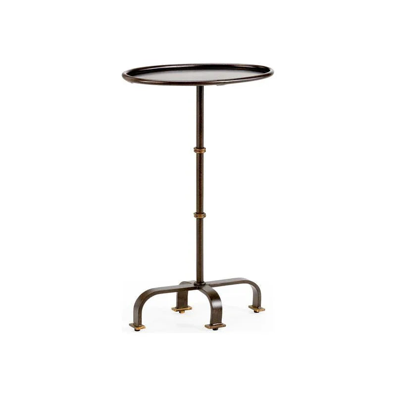 Magnolia Metal Made Oval Side Table - LOOMLAN - Chelsea House - Side Tables