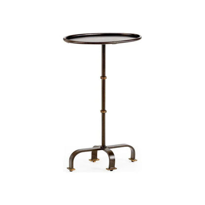 Magnolia Metal Made Oval Side Table - LOOMLAN - Chelsea House - Side Tables