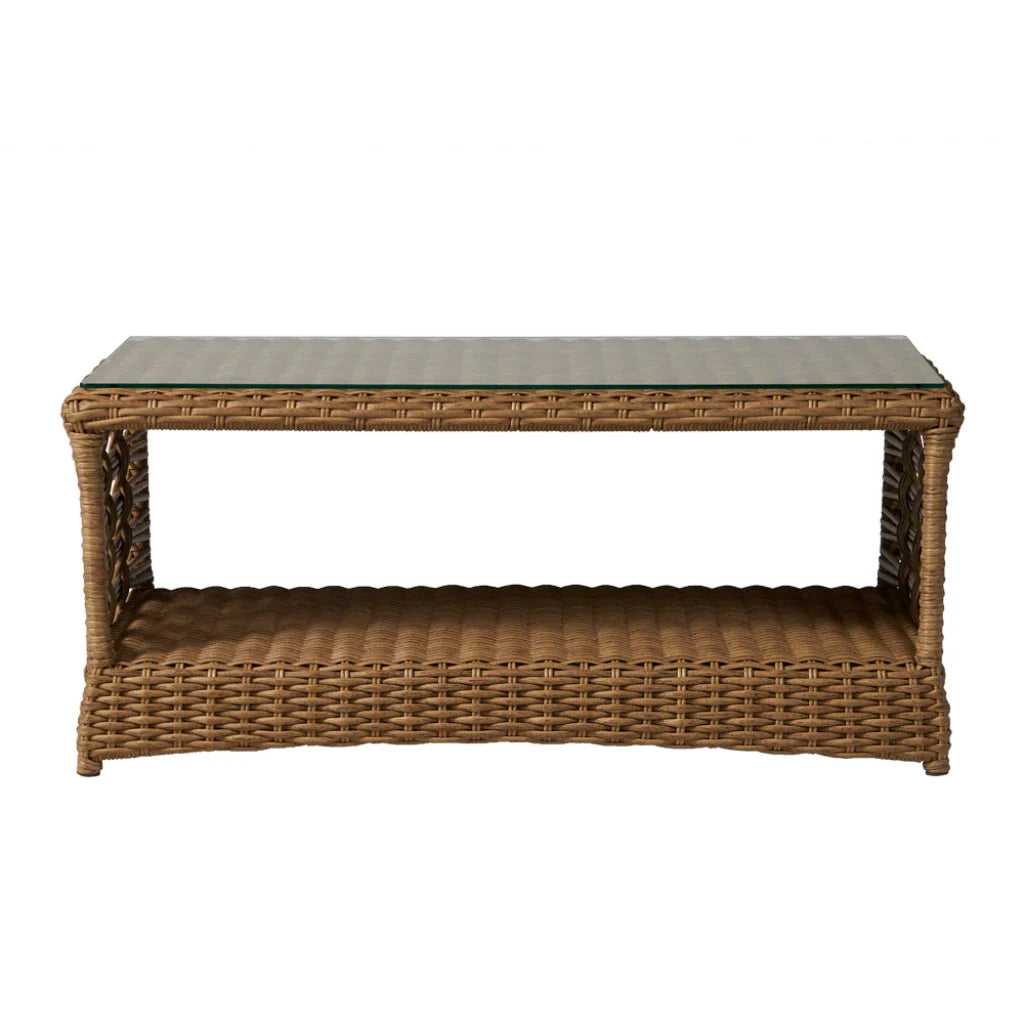 Magnolia Rectangular Outdoor Cocktail Table-Outdoor Coffee Tables-Lloyd Flanders-LOOMLAN