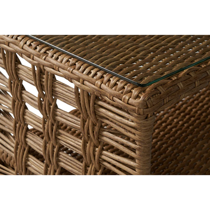 Magnolia Rectangular Outdoor Cocktail Table-Outdoor Coffee Tables-Lloyd Flanders-LOOMLAN