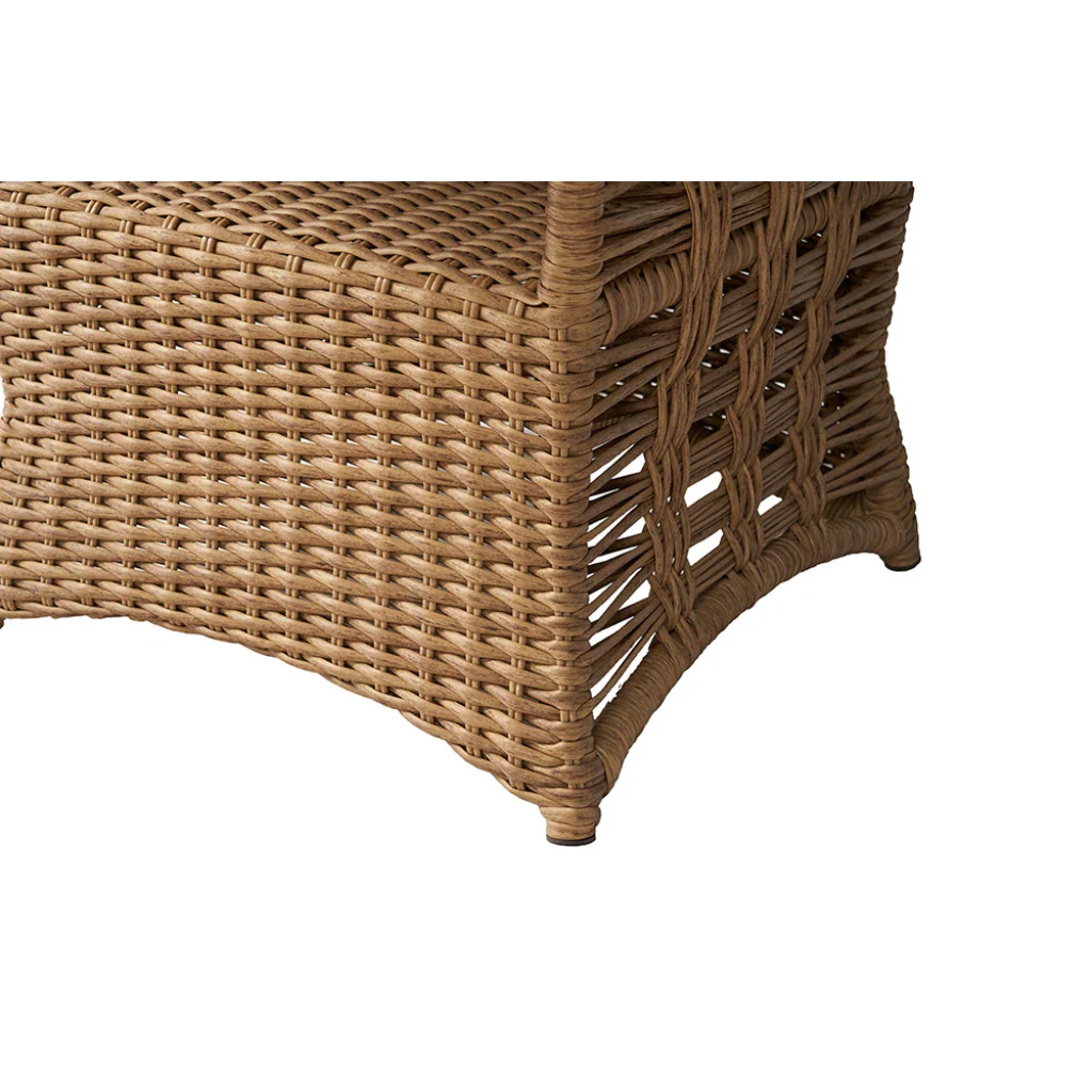 Magnolia Round Umbrella Outdoor Dining Table-Outdoor Dining Tables-Lloyd Flanders-LOOMLAN