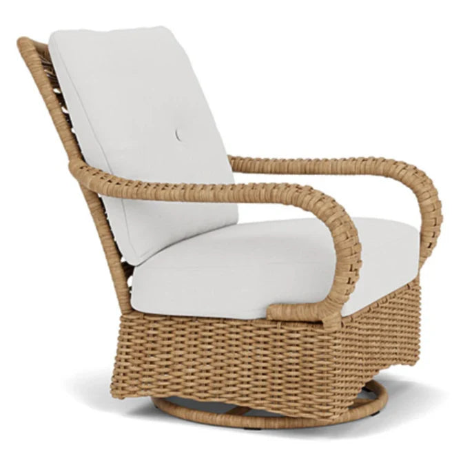 Magnolia Swivel Glider Outdoor Lounge Chair-Outdoor Lounge Chairs-Lloyd Flanders-LOOMLAN