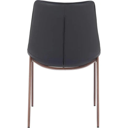Magnus Leather Dining Chair 2PC - LOOMLAN - Zuo Modern - Dining Chairs
