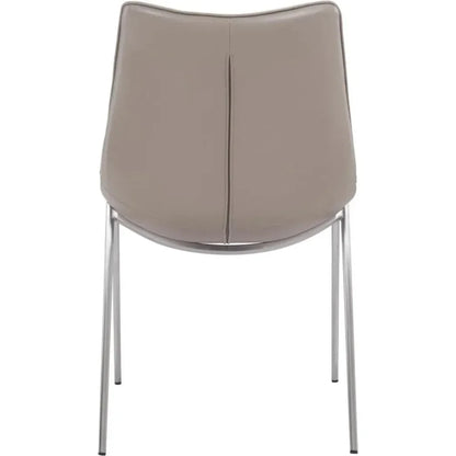 Magnus Leather Dining Chair 2PC - LOOMLAN - Zuo Modern - Dining Chairs