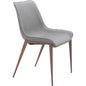 Magnus Leather Dining Chair 2PC - LOOMLAN - Zuo Modern - Dining Chairs