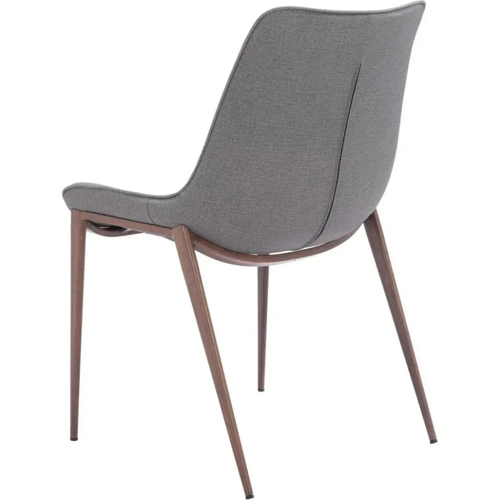 Magnus Leather Dining Chair 2PC - LOOMLAN - Zuo Modern - Dining Chairs