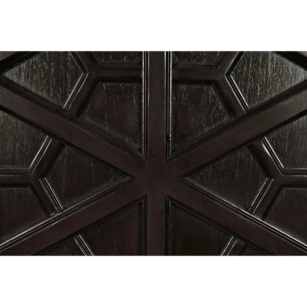 Maharadscha Carved Mahogany Hutch