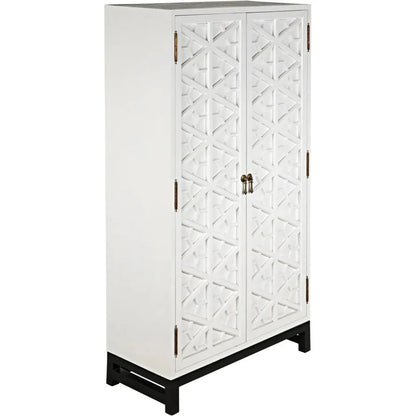 Maharadscha Carved Mahogany Hutch