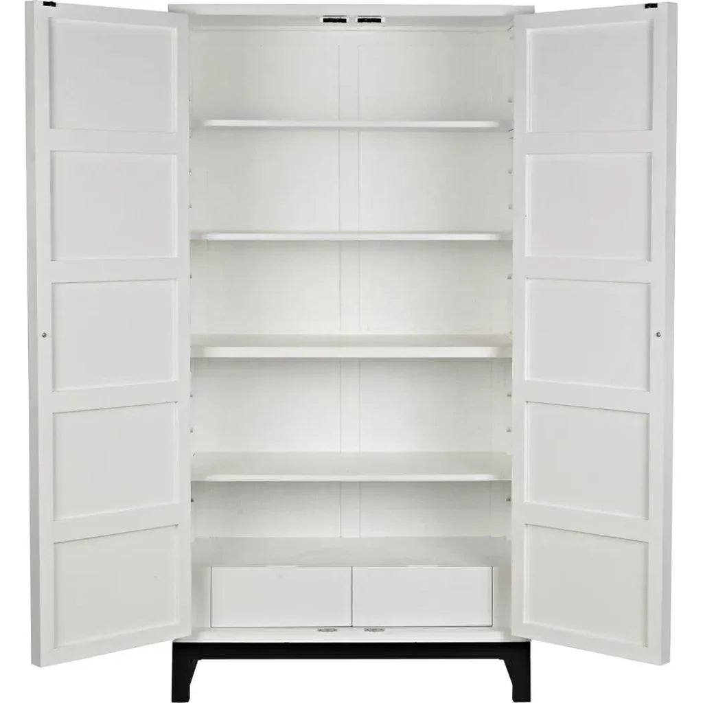 Maharadscha Carved Mahogany Hutch