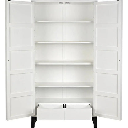 Maharadscha Carved Mahogany Hutch