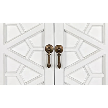 Maharadscha Carved Mahogany Hutch