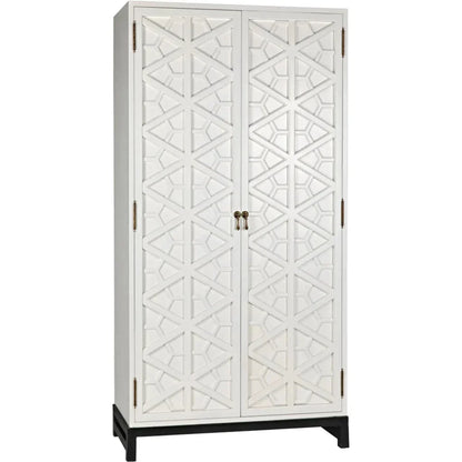 Maharadscha Carved Mahogany Hutch