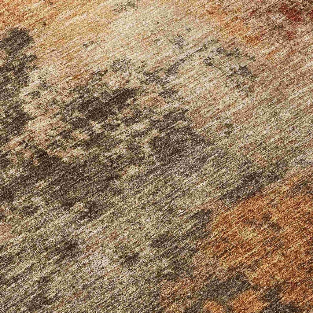 Mahari Brown Washable Indoor - Outdoor Rug - LOOMLAN - LOOMLAN Rugs - Outdoor Rugs