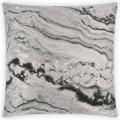 Mahwah Onyx Grey Throw Pillow With Insert - LOOMLAN - Throw Pillows
