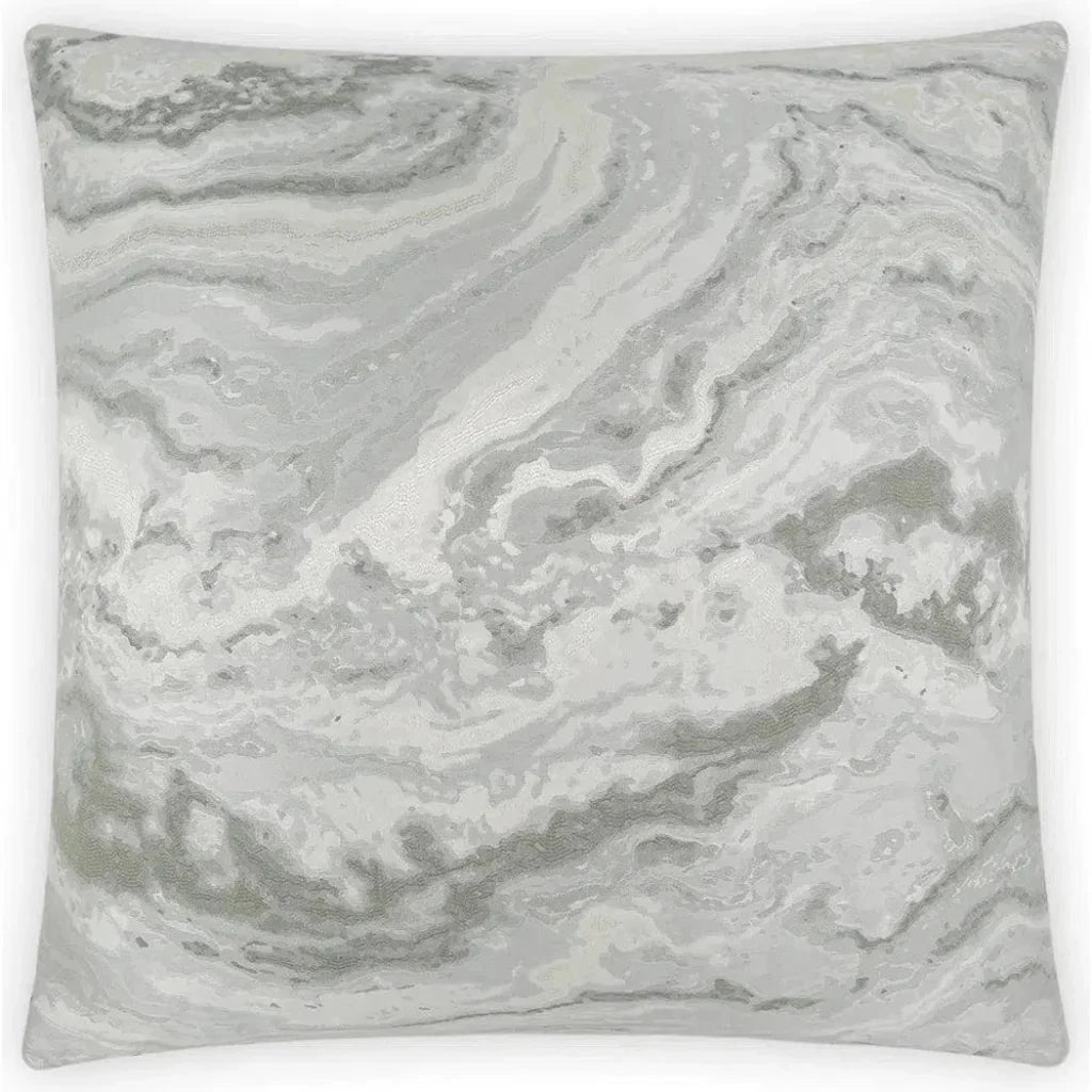 Mahwah Silver Silver Throw Pillow Insert - LOOMLAN - Throw Pillows
