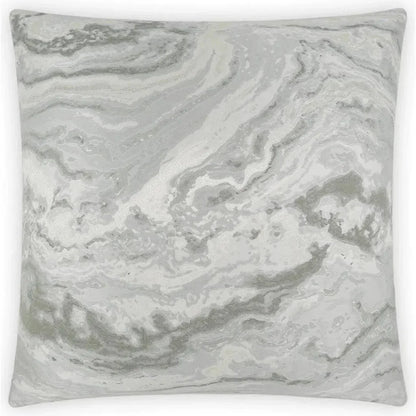 Mahwah Silver Silver Throw Pillow Insert - LOOMLAN - Throw Pillows