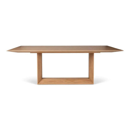 Maiorca Wood Rectangular Dining Table-Dining Tables-Urbia-LOOMLAN