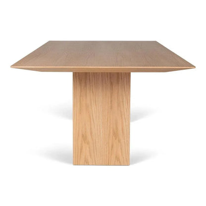 Maiorca Wood Rectangular Dining Table-Dining Tables-Urbia-LOOMLAN