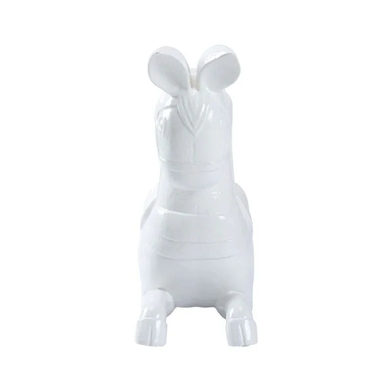 Majestic Horse Ceramic Made Sculpture - LOOMLAN - Chelsea House - Statues & Sculptures