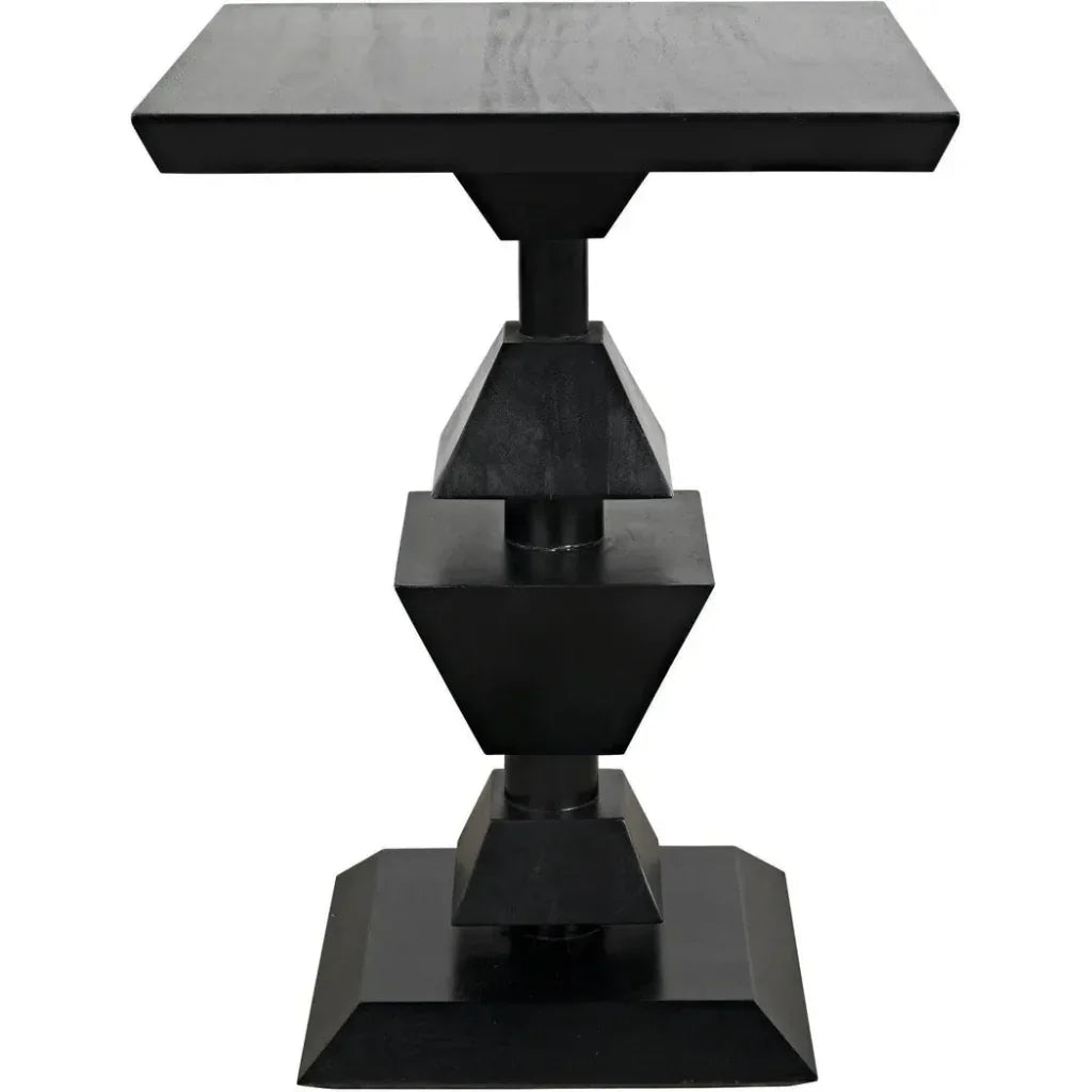 Majesty Side Table, Hand Rubbed Black - LOOMLAN - Noir - Side Tables