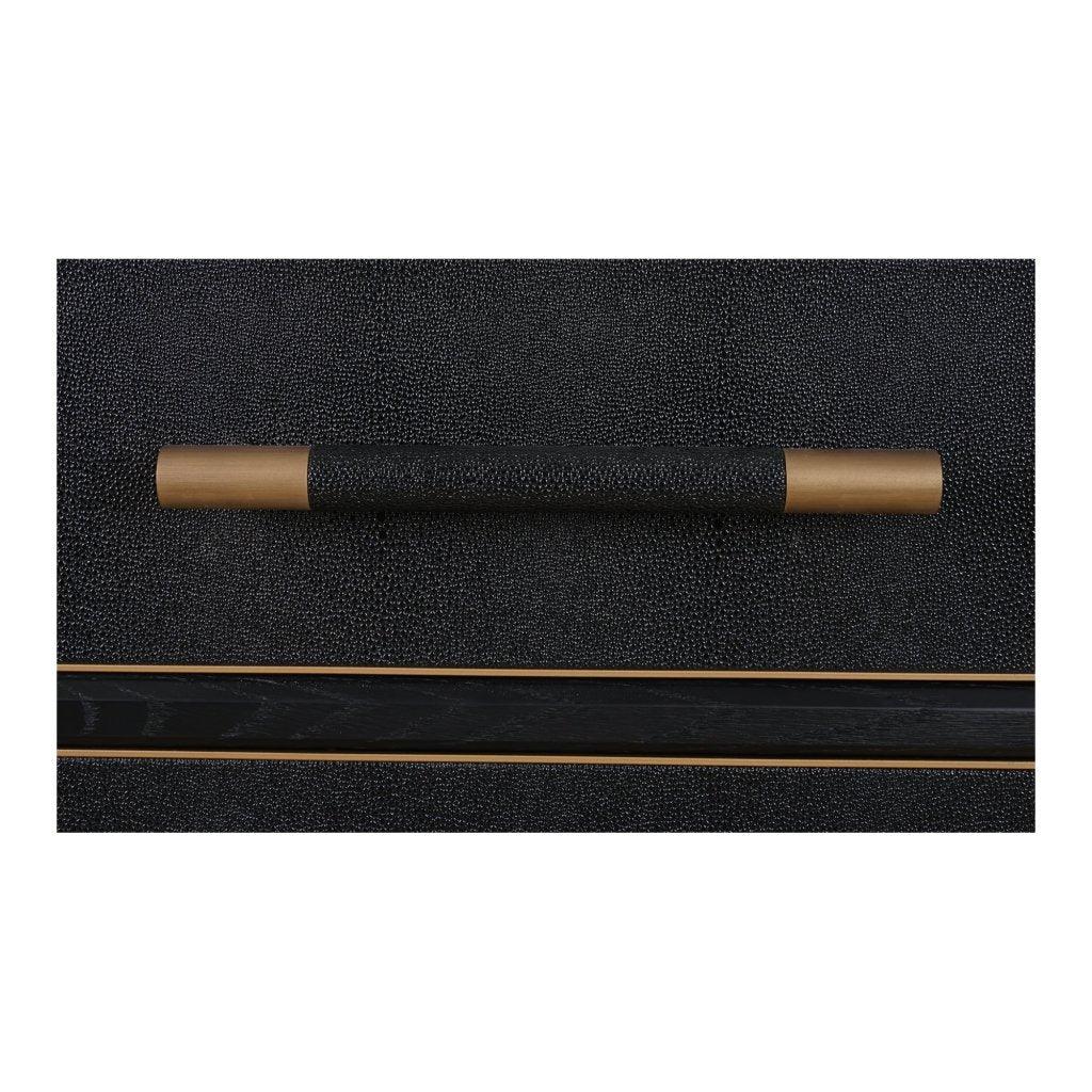 Mako Black Solid Oak Frame Sideboard - LOOMLAN - Moe's Home - Sideboards