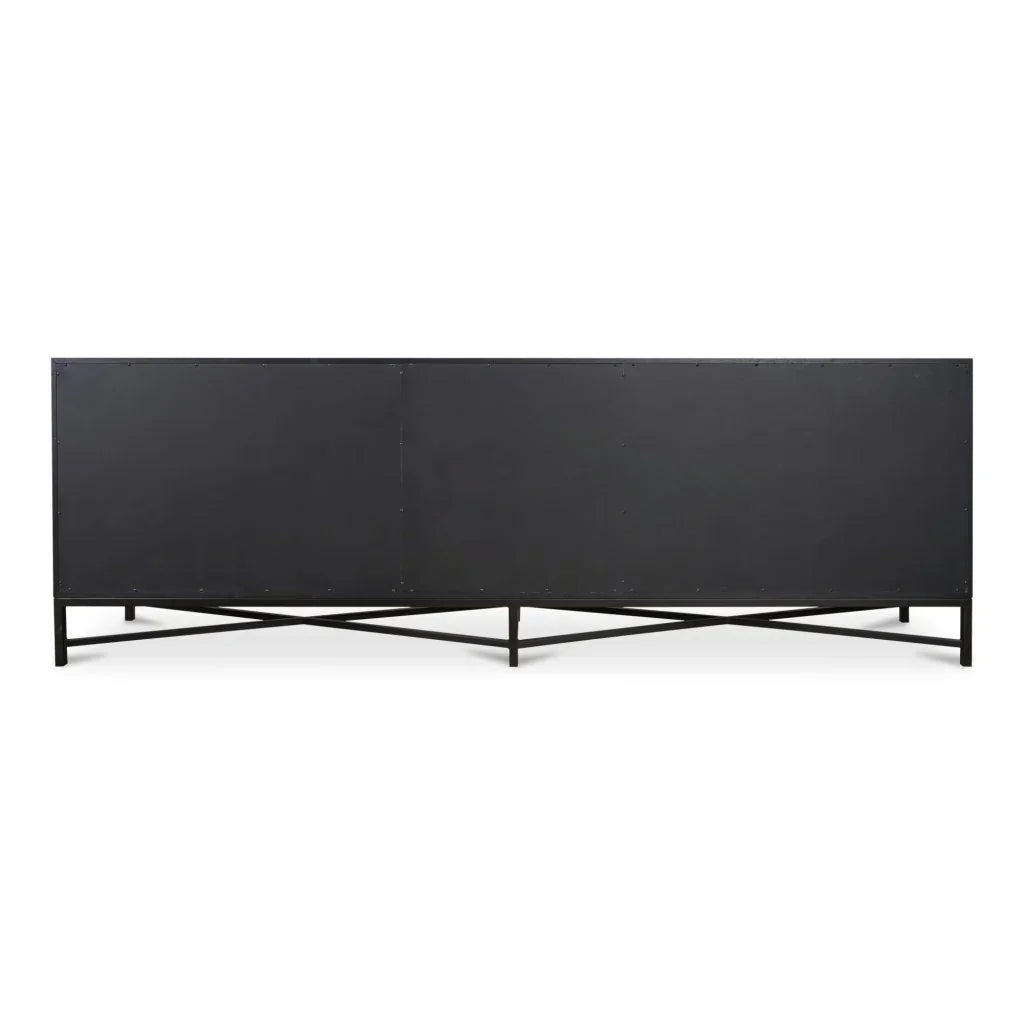Mako Black Solid Oak Frame Sideboard - LOOMLAN - Moe's Home - Sideboards