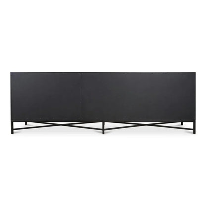 Mako Black Solid Oak Frame Sideboard - LOOMLAN - Moe's Home - Sideboards