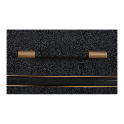 Mako Black Solid Oak Frame Sideboard - LOOMLAN - Moe's Home - Sideboards