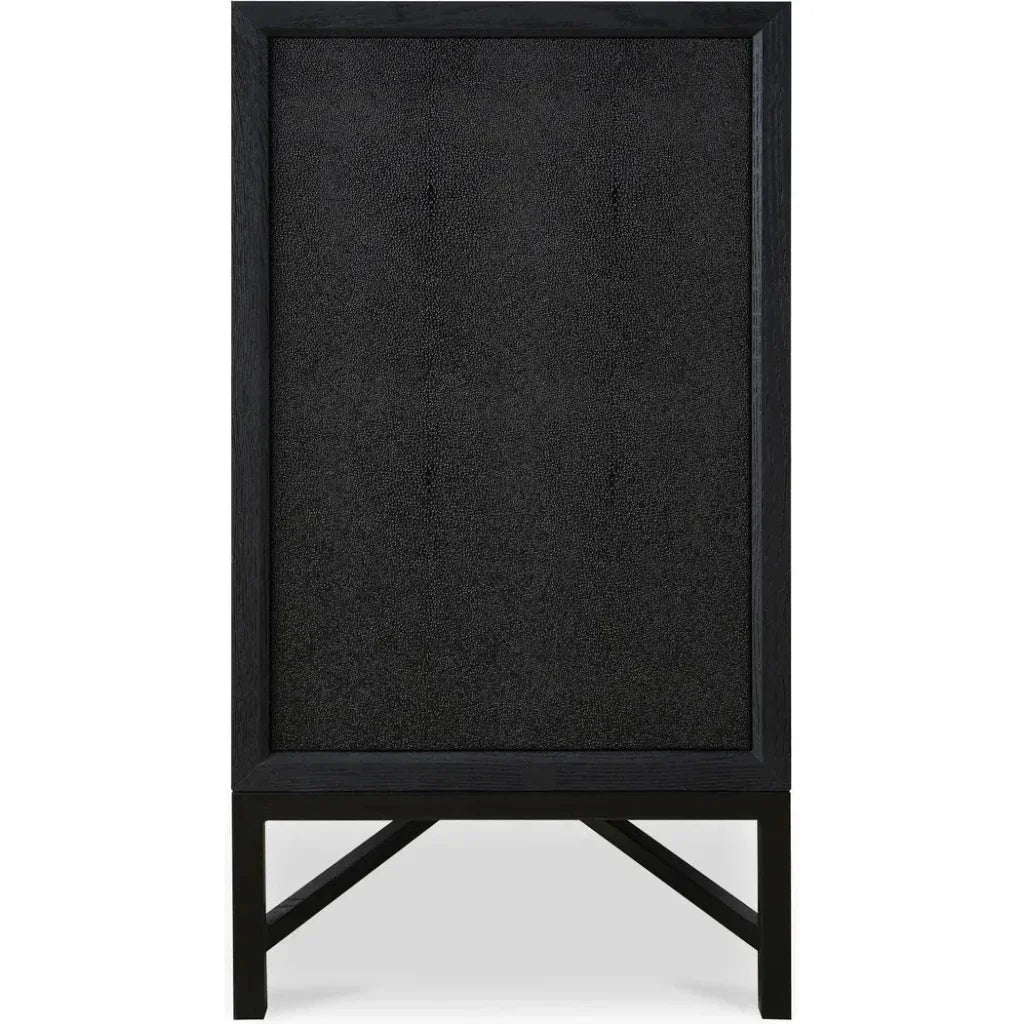 Mako Brass and Solid Oak Black Sideboard - LOOMLAN - Moe's Home - Sideboards