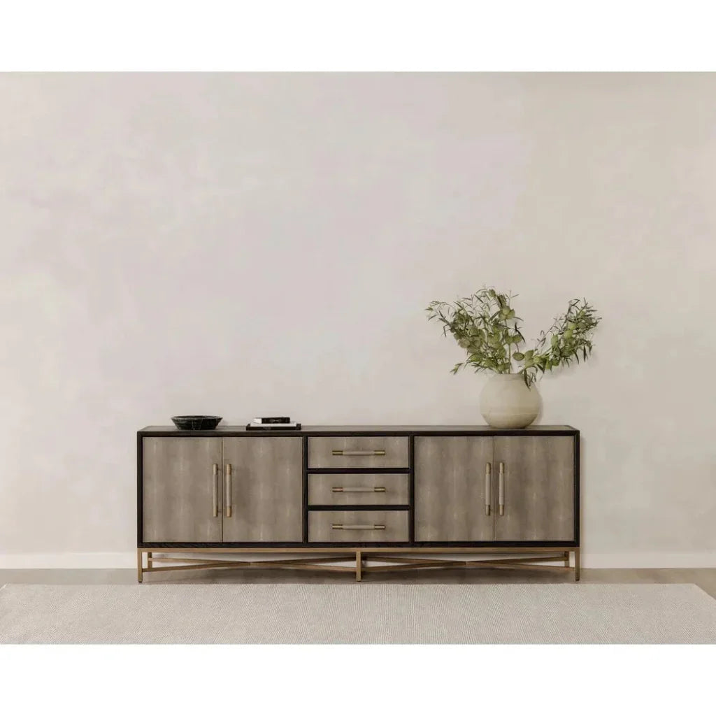 Mako Wood Grey Sideboard - LOOMLAN - Moe's Home - Sideboards