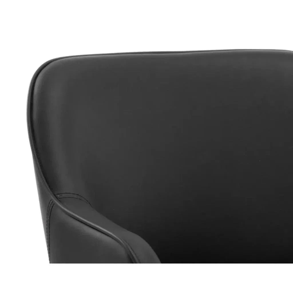 Malachi Leather Dining Armchair - LOOMLAN - SUNPAN - Dining Chairs