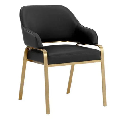 Malachi Leather Dining Armchair - LOOMLAN - SUNPAN - Dining Chairs