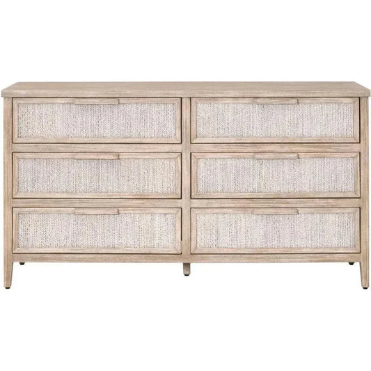 Malay 6 - Drawer Double Dresser - LOOMLAN - Essentials For Living - Dressers