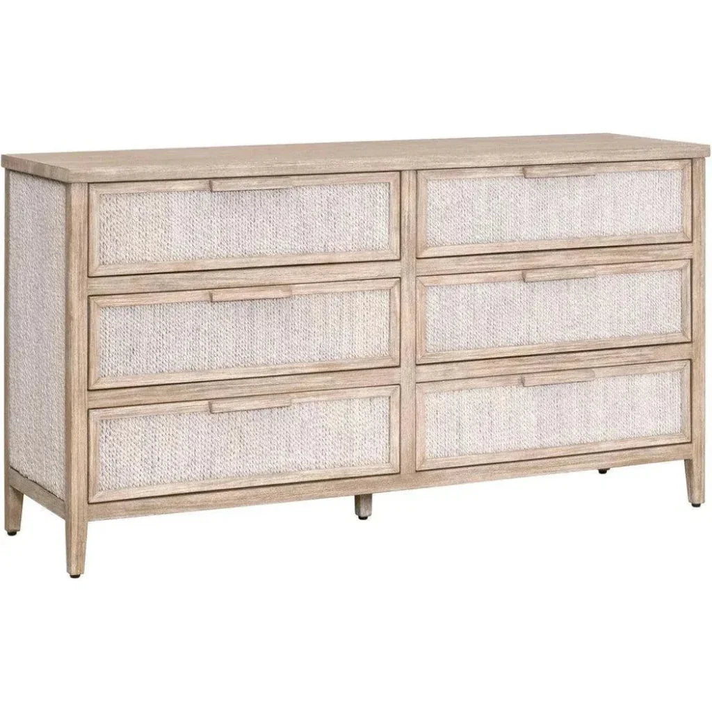 Malay 6 - Drawer Double Dresser - LOOMLAN - Essentials For Living - Dressers