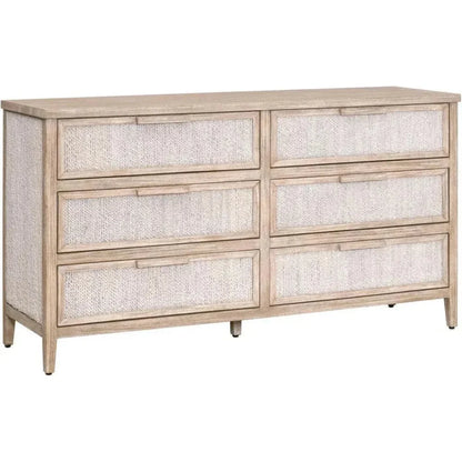 Malay 6 - Drawer Double Dresser - LOOMLAN - Essentials For Living - Dressers