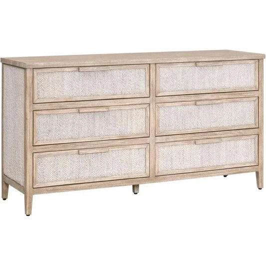 Malay 6 - Drawer Double Dresser - LOOMLAN - Essentials For Living - Dressers