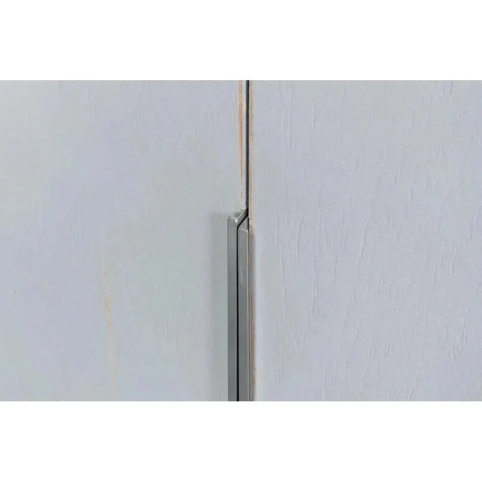 Maldives 2 Glass Doors Bookcase Eros Blue - LOOMLAN - Sarreid - Buffets & Curios