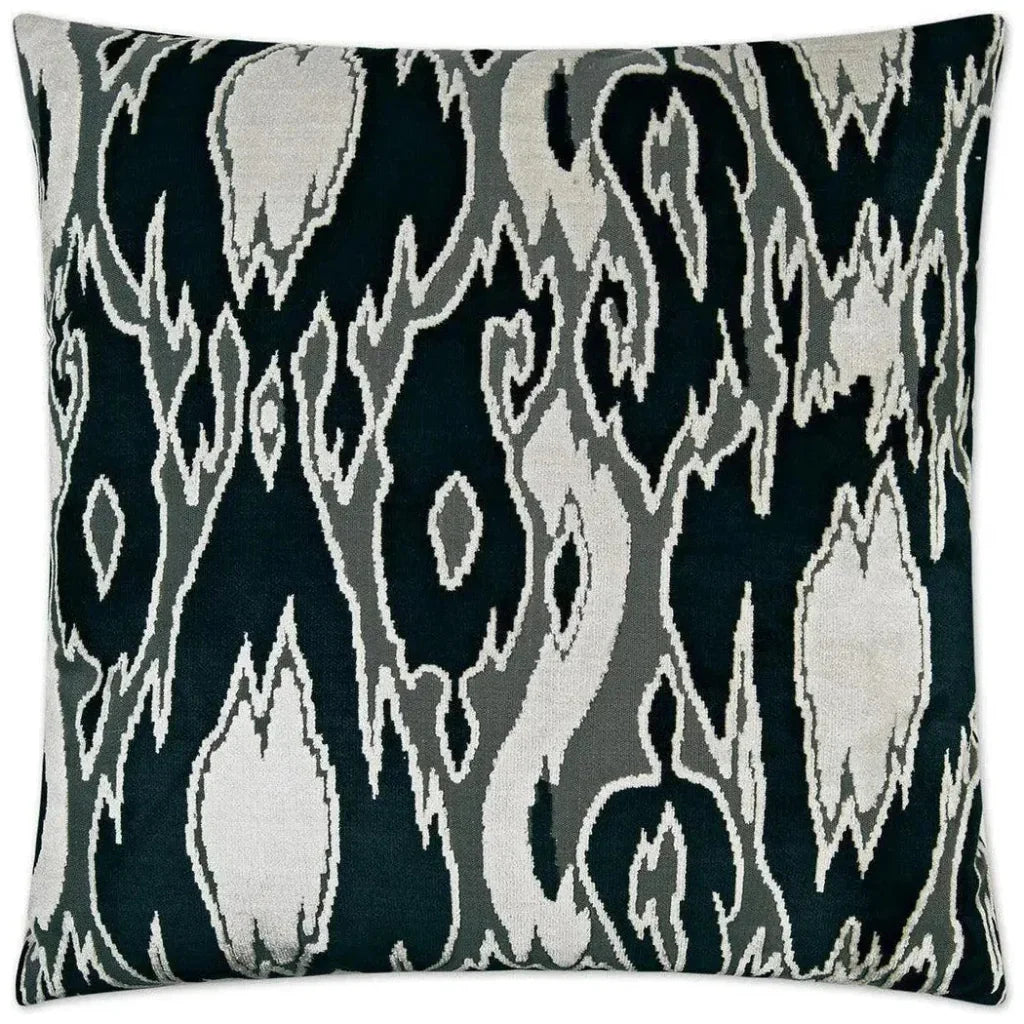 Maldives Domino Black Throw Pillow Insert - LOOMLAN - D.V. Kap - Throw Pillows