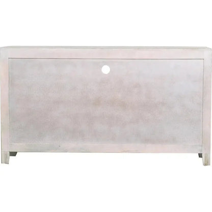 Reclaimed wood planked style whitewashed Cabinet - LOOMLAN - LOOMLAN - TV Stands & Media Centers