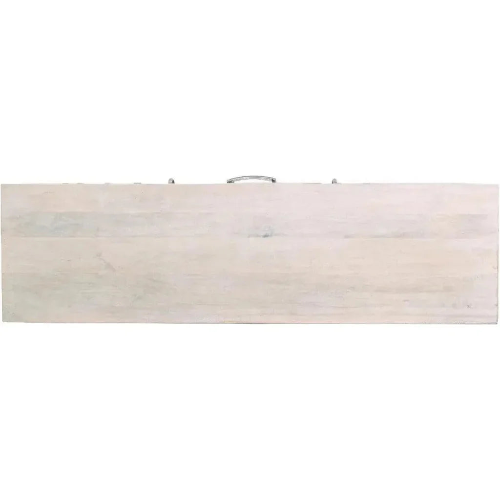 Reclaimed wood planked style whitewashed Cabinet - LOOMLAN - LOOMLAN - TV Stands & Media Centers