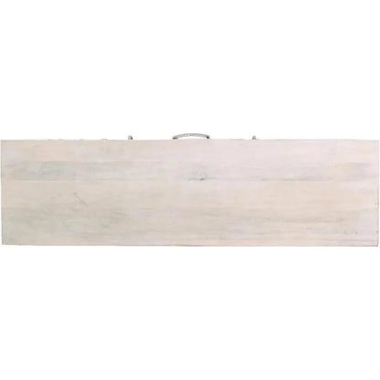 Reclaimed wood planked style whitewashed Cabinet - LOOMLAN - LOOMLAN - TV Stands & Media Centers