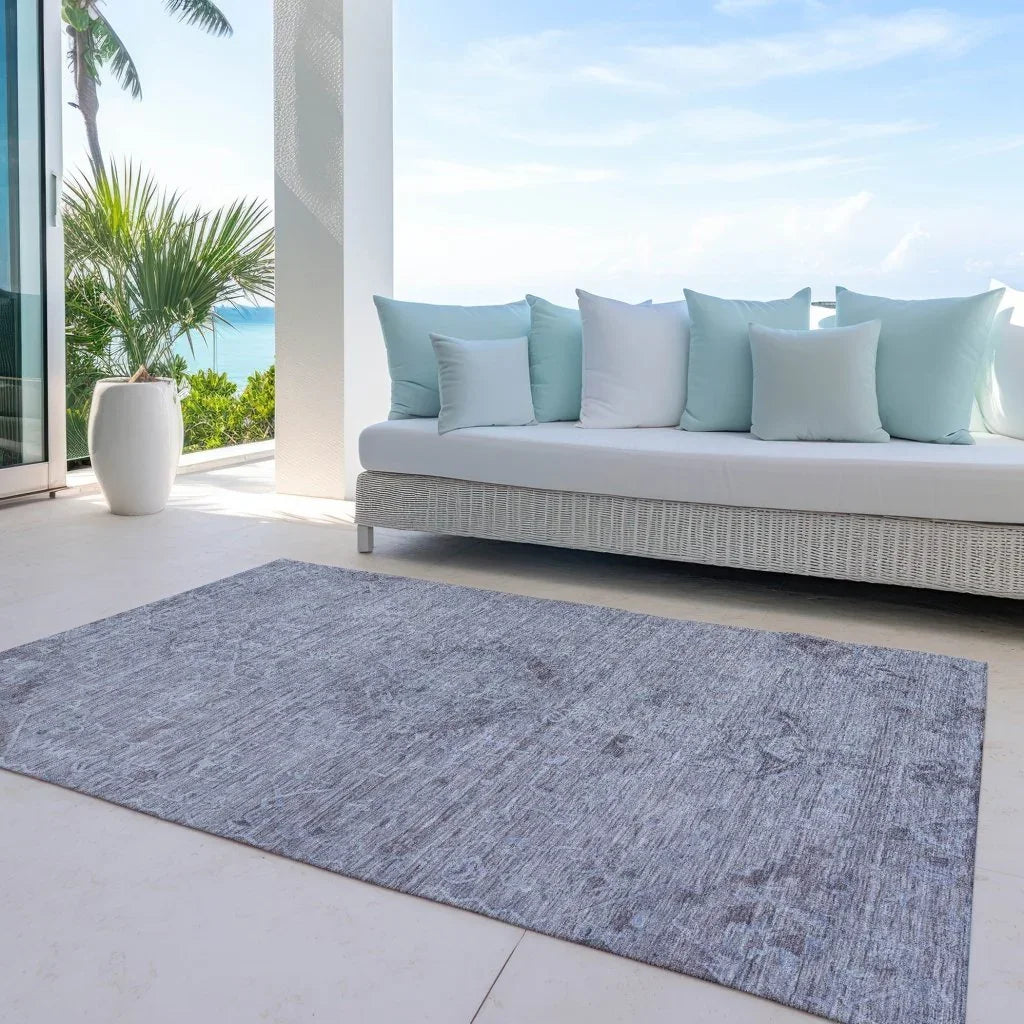 Malia Blue Washable Indoor-Outdoor Rug-Outdoor Rugs-LOOMLAN Rugs-LOOMLAN