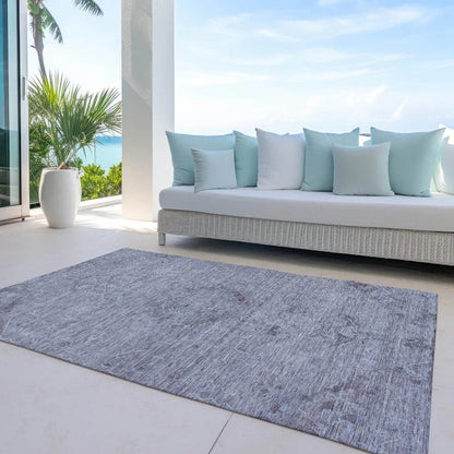 Malia Blue Washable Indoor-Outdoor Rug-Outdoor Rugs-LOOMLAN Rugs-LOOMLAN