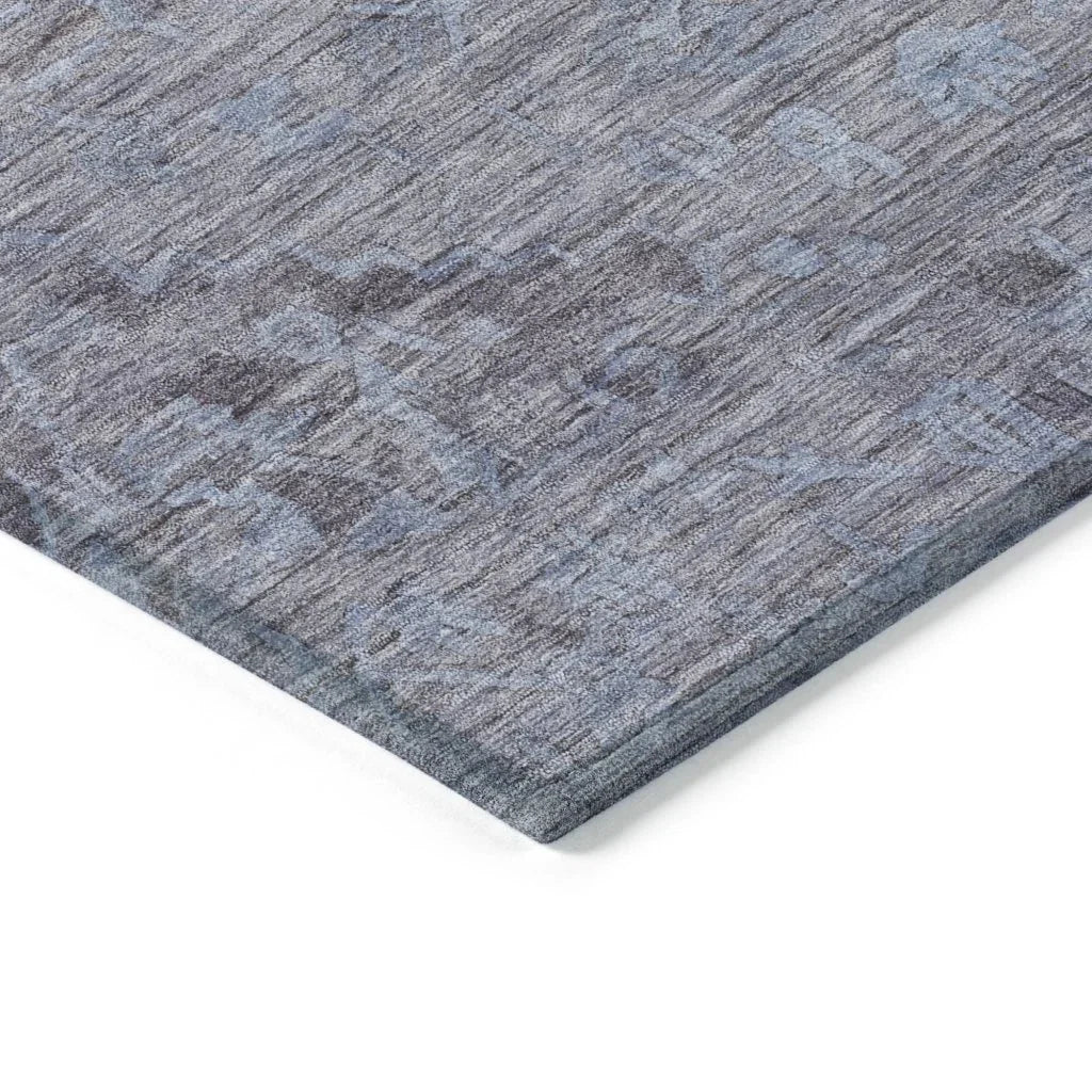 Malia Blue Washable Indoor-Outdoor Rug-Outdoor Rugs-LOOMLAN Rugs-LOOMLAN